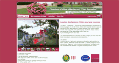Desktop Screenshot of chez-bernadou.com