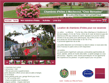Tablet Screenshot of chez-bernadou.com